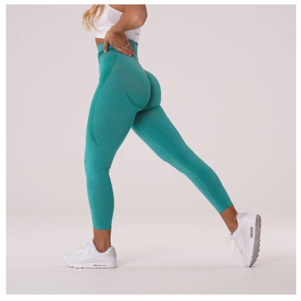 NVGTN Turquoise Contour Seamless Leggings